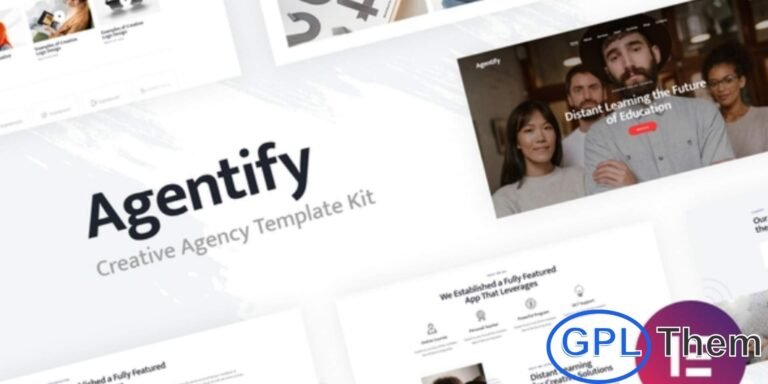 Agentify – Personal Portfolio for Creatives Elementor Template Kit Agentify is a versatile Elementor Template Kit designed for creatives who want to showcase their work and portfolio professionally. Ideal for copywriters, designers, developers, photographers, and bloggers, it includes a collection of pre-designed templates suitable for online and offline portfolios, digital showcases, fashion portfolios, and more.