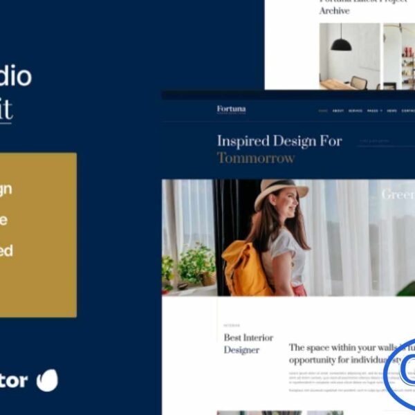 Fortuna – Interior Design Service Elementor Template Kit Fortuna is a modern and professional Elementor Template Kit designed for interior designers, home design services, architectural firms, and real estate professionals. Featuring a clean, elegant, and visually appealing layout, Fortuna allows you to showcase projects, services, and expertise with style.