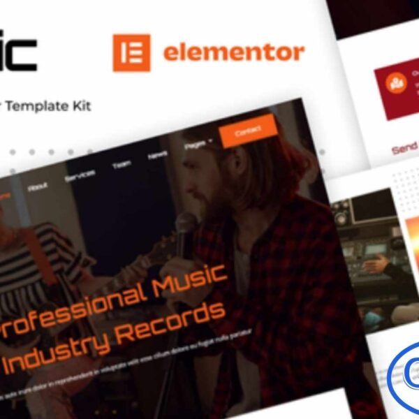 Msic – Music Studio Elementor Template Kit Msic is a modern and versatile Elementor Template Kit designed for music studios, recording studios, production studios, and other creative or multipurpose businesses. With pixel-perfect design and carefully crafted layouts, Msic ensures a professional and visually striking online presence. Fully responsive and optimized for all screen sizes, this template kit allows you to showcase your services, portfolio, and team effortlessly.