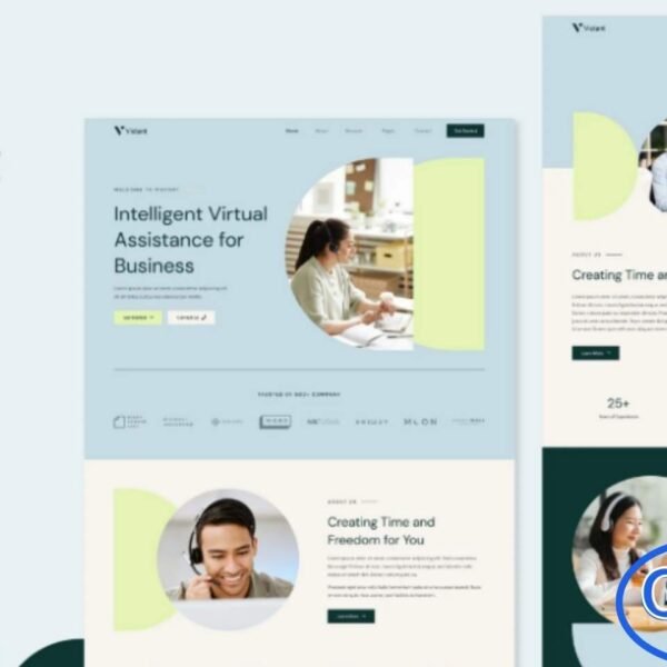 Vistant – Virtual Assistant Service Elementor Template Kit Vistant is a modern and professionally designed Elementor Template Kit tailored for Virtual Assistants, Virtual Secretaries, and remote administrative support services. Featuring a clean, minimalist, and fully responsive layout, this kit makes it easy to create a polished and high-converting website without writing a single line of code.