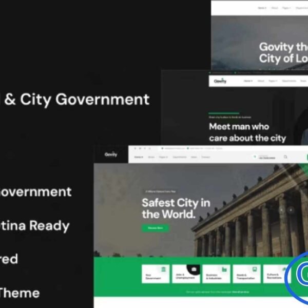 Govity – Municipal & Government Elementor Template Kit Govity is a modern and clean Elementor Template Kit crafted for municipal websites, government departments, public agencies, and city or town portals. It is also perfectly suited for political candidates, public figures, social programs, and non-profit organizations looking to build a trustworthy and professional online presence.