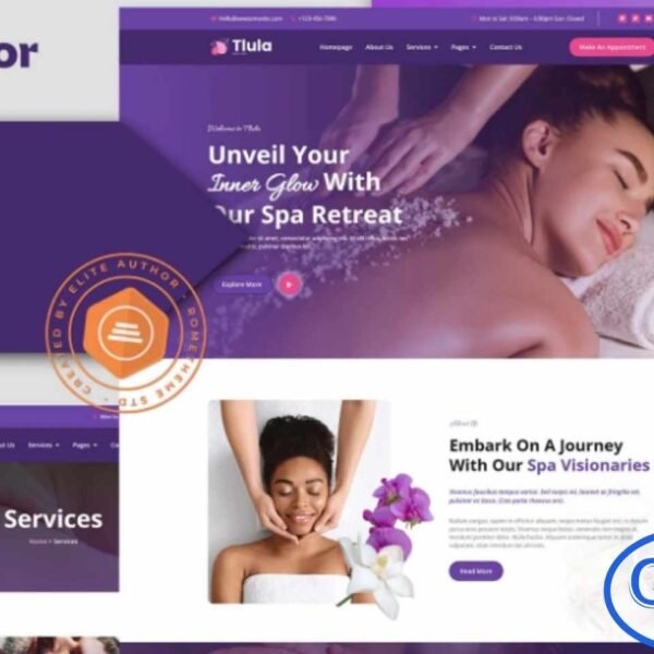 Tlula – Spa & Wellness Elementor Pro Template Kit The Tlula – Spa & Wellness Elementor Pro Template Kit is a beautifully designed solution created specifically for spa centers, beauty salons, wellness studios, massage therapists, and holistic health businesses. This elegant template kit features a collection of modern, soothing, and fully responsive layouts that help you showcase your services, treatments, pricing, and customer experiences with ease.