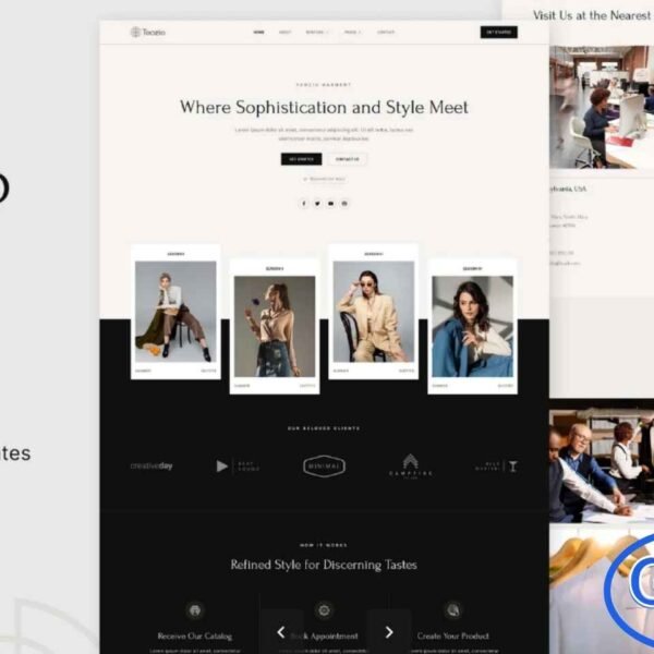 Teozio – Garment & Textile Industry Elementor Template Kit Teozio is a modern and professionally crafted Elementor Template Kit designed specifically for the Garment & Textile Industry. Perfect for textile businesses, garment manufacturers, clothing companies, fabric factories, and related industrial services, this kit helps you build a polished online presence with ease.