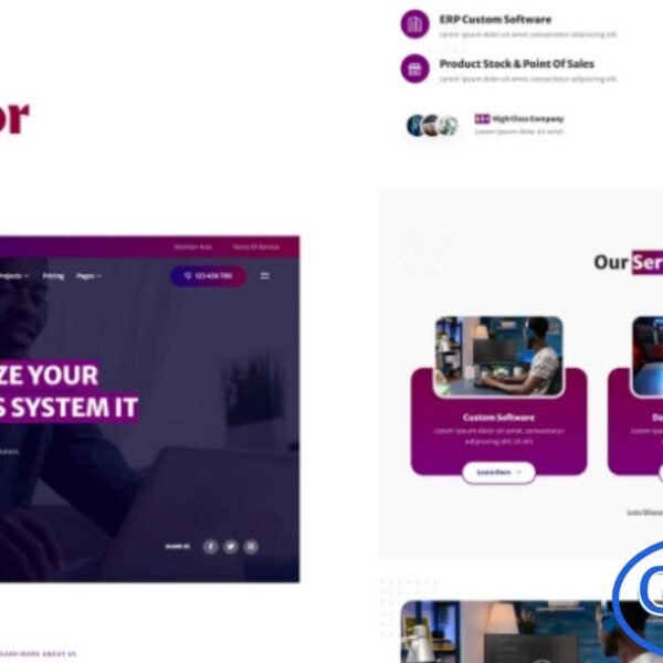Tekno – IT Service & Software Developer Elementor Template Kit Tekno is a clean and modern Elementor Template Kit designed for IT service providers, software developers, tech startups, and digital solutions companies. Built for use with the free version of Elementor, this kit offers professionally crafted layouts that make it easy to build a polished, high-performing website without any coding.