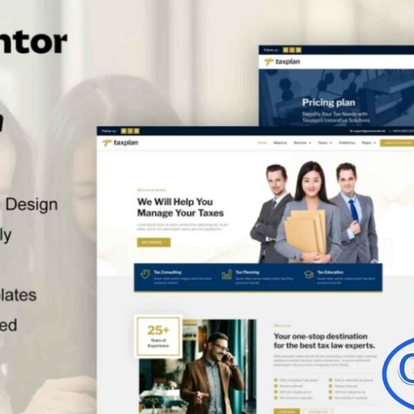 TaxPlan – Tax Advisor & Financial Consulting Elementor Pro Template Kit TaxPlan is a modern and professionally designed Elementor Pro Template Kit created specifically for Tax Advisors and Financial Consulting businesses. Featuring clean layouts, a sleek visual style, and user-friendly page structures, this kit makes it easy to build a polished financial services website without writing any code.