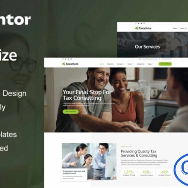 TaxAdvize – Tax Advisor & Financial Consulting Elementor Template Kit TaxAdvize is a professionally designed Elementor Template Kit created specifically for tax advisors, financial consultants, accountants, and finance-related businesses. Featuring a clean, modern, and highly polished layout, this kit helps you build a trustworthy and conversion-focused website without requiring any coding skills.