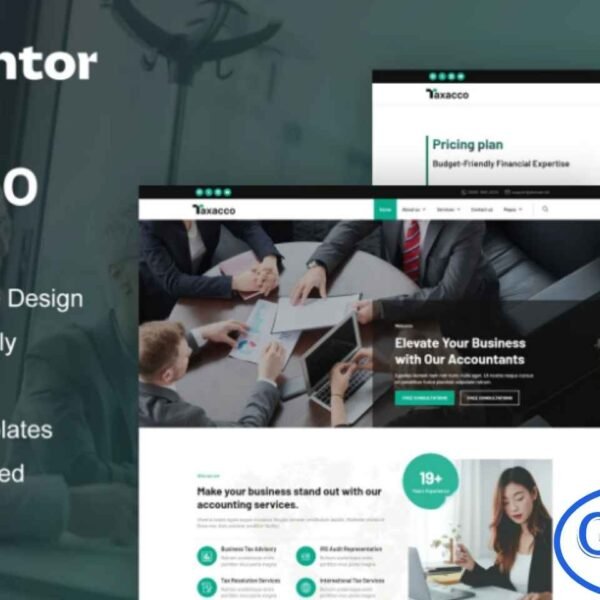 Taxacco – Accounting Firm Elementor Pro Template Kit Taxacco is a premium Elementor Pro Template Kit designed specifically for modern accounting firms and finance-related businesses. Crafted with a clean, professional, and contemporary layout, this kit is perfect for showcasing services such as tax consultation, financial auditing, financial planning, investment guidance, and corporate finance solutions.