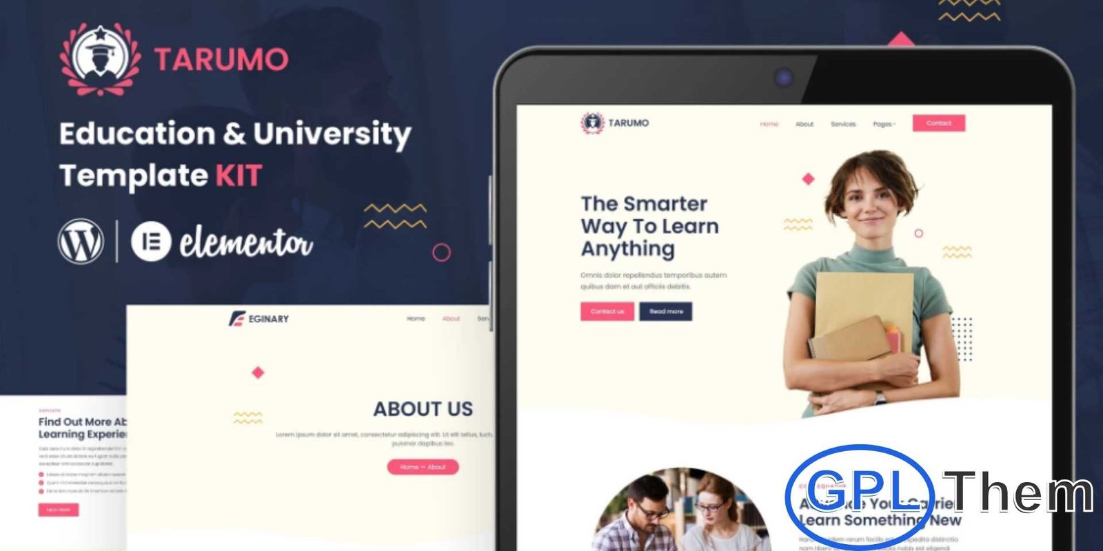 Tarumo – Education & University Elementor Template Kit Tarumo – Education & University Elementor Template Kit Tarumo is a modern, beautifully designed Elementor Template Kit crafted specifically for educational institutions, universities, colleges, training centers, and online learning platforms. Featuring a fully responsive layout and a wide range of pre-designed pages, Tarumo helps you build a professional and informative website with ease. Each page is thoughtfully designed to highlight academic programs, admissions, campus life, faculty, and student resources, ensuring a clear and engaging user experience.