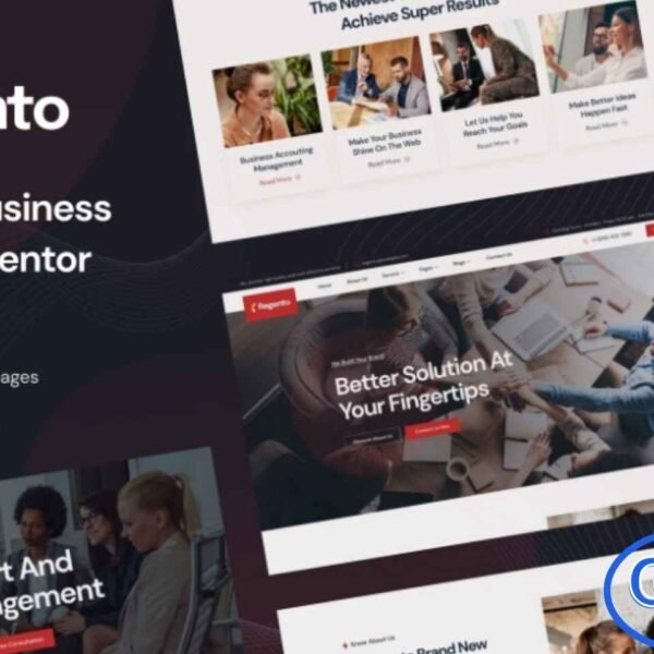 Regento – Business & Corporate Agency Elementor Template Kit Regento is a sleek and professional Elementor Template Kit designed for business agencies, corporate firms, and consultancy services. Ideal for creating modern and engaging websites, Regento allows you to showcase your services, team, projects, and client testimonials effectively.