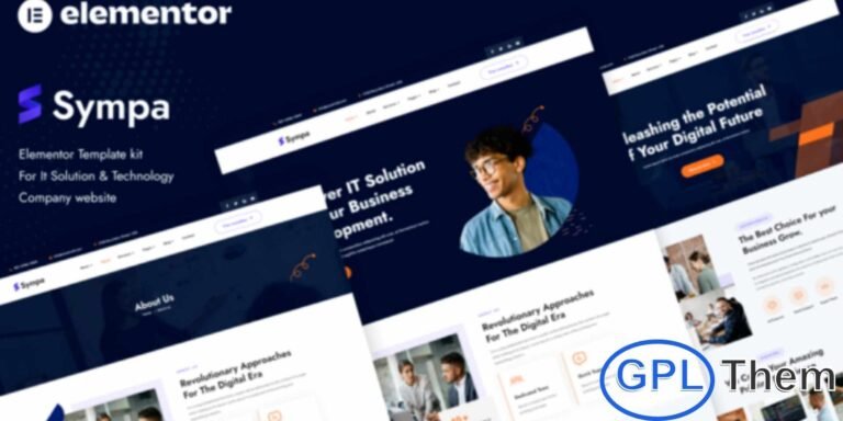 Sympa – IT Solutions & Technology Elementor Template Kit Sympa is a modern and professional Elementor Template Kit designed for IT solutions, technology companies, and software service providers. Perfect for showcasing software development, mobile app development, web design, web development, and application testing services, Sympa provides a polished online presence for your business.