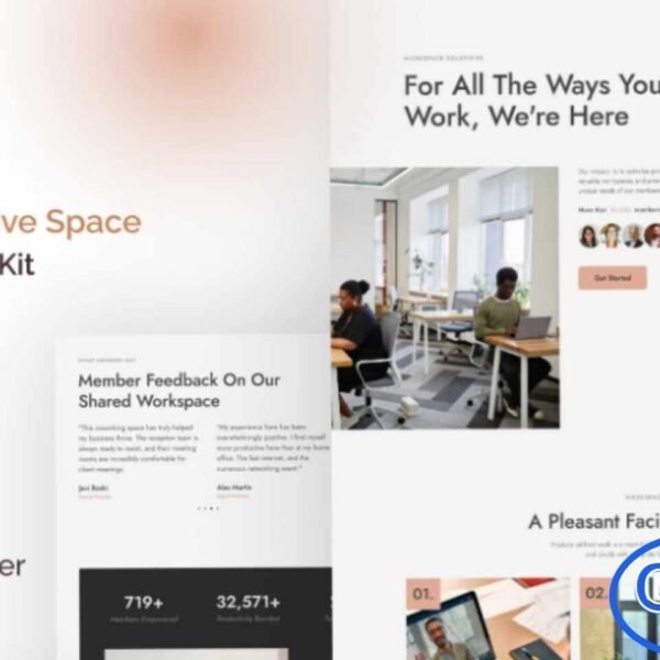 SpaceFlex – Coworking & Creative Space Elementor Pro Template Kit SpaceFlex is a premium Elementor Pro Template Kit designed for coworking spaces, creative studios, shared offices, and modern workplaces looking to build a professional and engaging online presence. Built using the power of Elementor Pro and WordPress, this kit helps you create a visually striking website that reflects the unique atmosphere and functionality of your workspace.