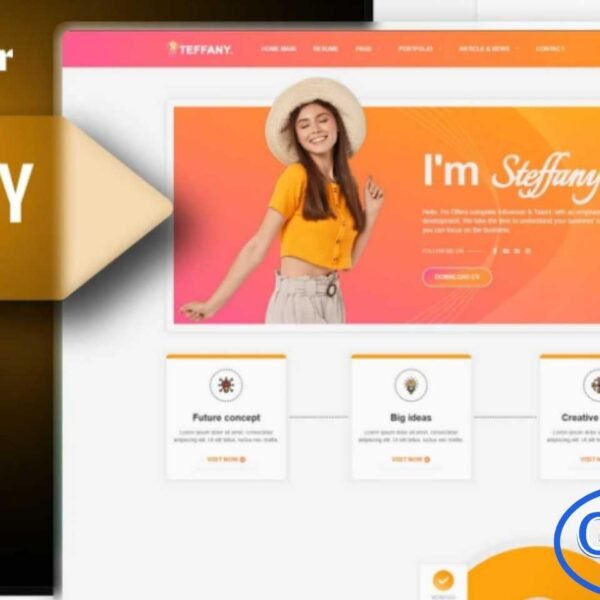 Steffany – CV Resume Elementor Pro Template Kit Steffany is a modern and minimalist CV & Resume Elementor Pro Template Kit designed to help professionals create a clean, polished, and impactful online presence. Packed with 14 pre-built templates, this kit offers a fully responsive layout and a clean visual style that works seamlessly across all devices.