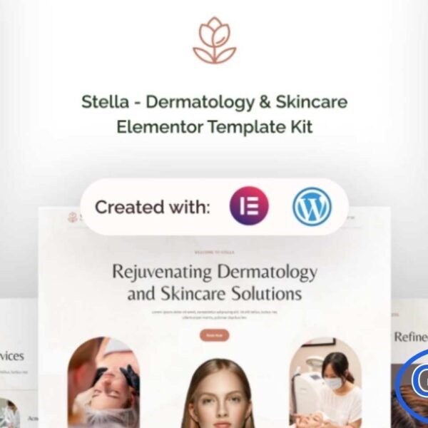 Stella – Dermatology & Skincare Elementor Template Kit Stella is a beautifully crafted Elementor Template Kit designed specifically for dermatology and skincare professionals. Built for WordPress using free plugins, this kit makes it effortless to create a polished, professional, and engaging website without any coding skills.