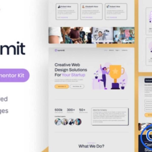 Summit – Business and Startup Elementor Template Kit Summit is a modern and professionally designed Elementor Template Kit crafted for startups, business consultants, corporate agencies, and entrepreneurs looking to build a high-impact online presence. With clean layouts and fully customizable pages, this kit makes it easy to create a polished and conversion-focused website using Elementor—no coding required.