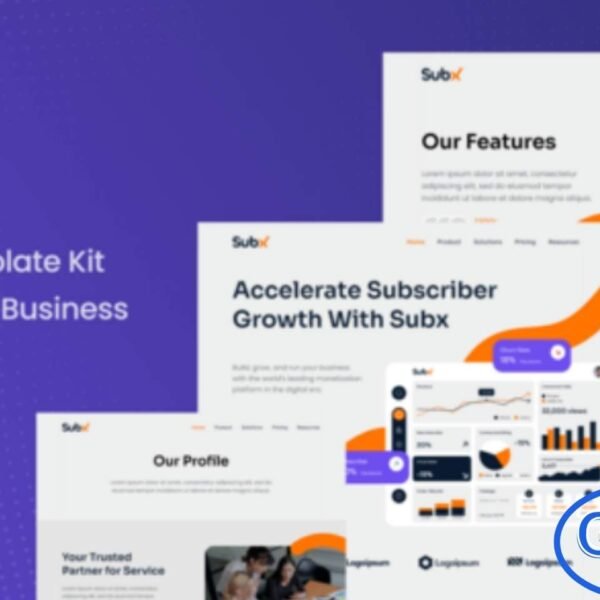 Subx – SaaS & Technology Business Elementor Template Kit Subx is a modern Elementor Template Kit designed to help SaaS companies and technology businesses quickly build professional websites. Built for use with the Elementor Page Builder plugin for WordPress, this kit offers pre-designed pages that are fully customizable and responsive, allowing you to showcase your software, tech services, or digital solutions with ease.
