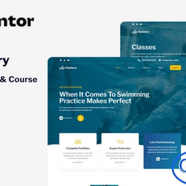 Swimery – Swimming School & Course Elementor Template Kit Swimery is a modern Elementor Template Kit designed for swimming schools, aquatic centers, and swimming instructors to quickly create professional WordPress websites. Built with the Elementor Page Builder plugin, this kit offers fully customizable pre-designed pages that are responsive and user-friendly. Ideal for showcasing courses, classes, trainers, and swimming programs, Swimery ensures a smooth setup and professional online presence.