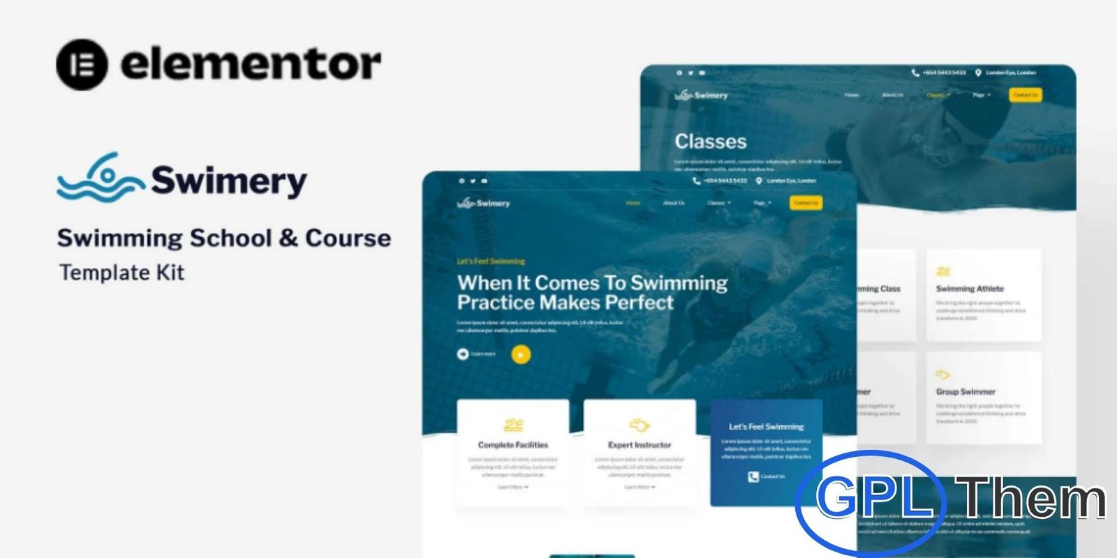 Swimery – Swimming School & Course Elementor Template Kit Swimery – Swimming School & Course Elementor Template Kit Swimery is a modern Elementor Template Kit designed for swimming schools, aquatic centers, and swimming instructors to quickly create professional WordPress websites. Built with the Elementor Page Builder plugin, this kit offers fully customizable pre-designed pages that are responsive and user-friendly. Ideal for showcasing courses, classes, trainers, and swimming programs, Swimery ensures a smooth setup and professional online presence.