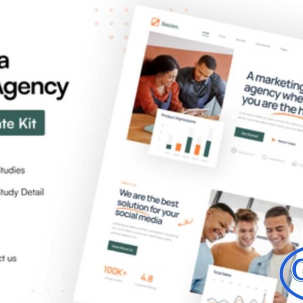 Socion – Social Media Marketing Agency Elementor Pro Template Kit Socion is a cutting-edge Elementor Pro Template Kit crafted for digital marketing agencies specializing in social media marketing. Designed with a modern, trend-forward aesthetic, it delivers a visually striking and professional online presence that helps businesses showcase their services with confidence.