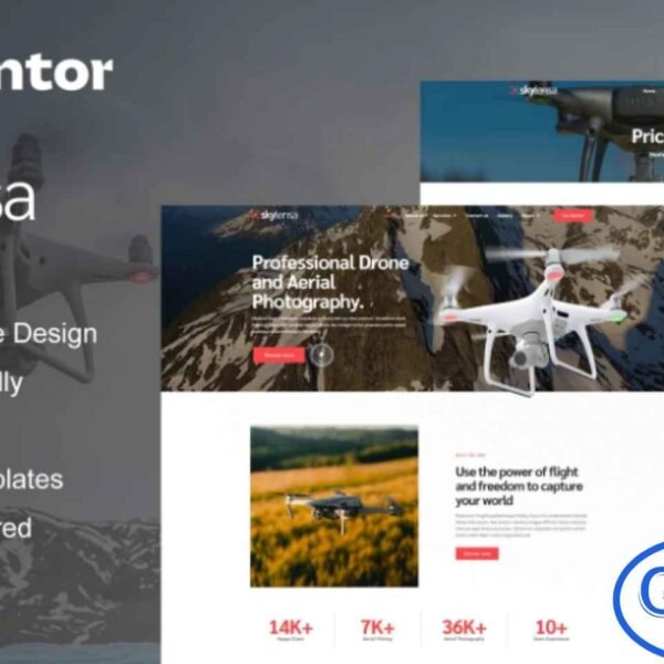 Skylensa – Aerial Photography & Videography Elementor Template Kit Skylensa is a modern Elementor Template Kit designed for drone-based aerial photography and videography services. Ideal for agencies offering aerial filming, commercial videos, event coverage, surveys, and creative drone projects, Skylensa helps you showcase your work in a professional and visually engaging way.