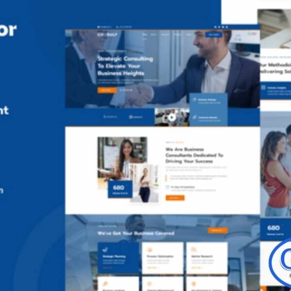 Consult – Business Consulting & Strategy Elementor Template Kit Consult is a modern and SEO-friendly Elementor Template Kit crafted for business consulting, corporate strategy, financial advisory, and professional service websites. Designed to work seamlessly with the Elementor Free version, this kit offers a clean, polished layout that helps you build a high-quality business website without coding.
