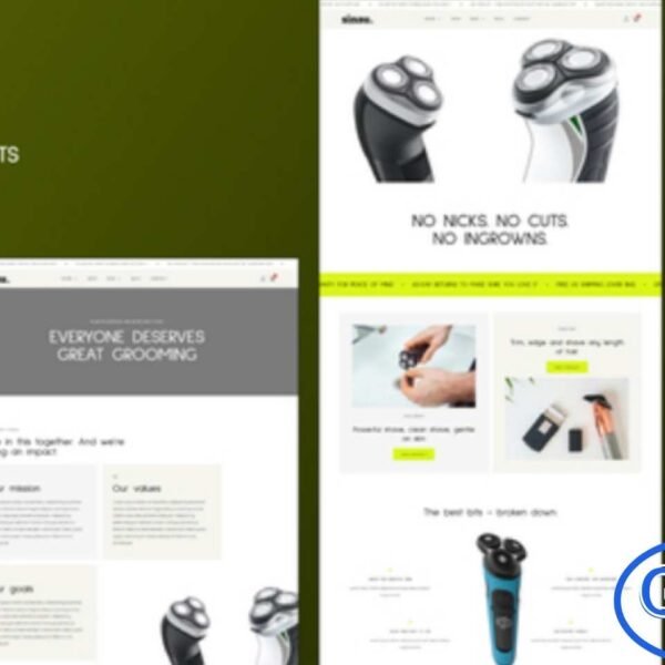 Sinau – Shaving & Barbers Products Elementor Template Kit Sinau is a stylish and SEO-friendly Elementor Template Kit designed specifically for selling shaving and barber products. Built to deliver both functionality and visual appeal, this kit provides a clean, elegant, and easy-to-navigate layout that helps you create a professional online store with ease.