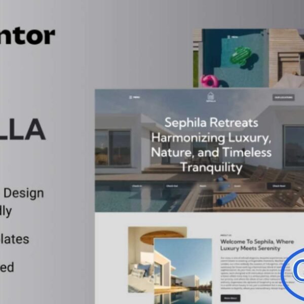 Sephilla – Premier Villa Showcase Elementor Template Kit Sephilla is an elegant and luxury-focused Elementor Template Kit designed to beautifully showcase premium villas available for rent or sale in exclusive destinations worldwide. Perfect for villa owners, real estate agents, and property management businesses, Sephilla helps you present high-end properties with sophistication while highlighting exceptional service and world-class amenities.