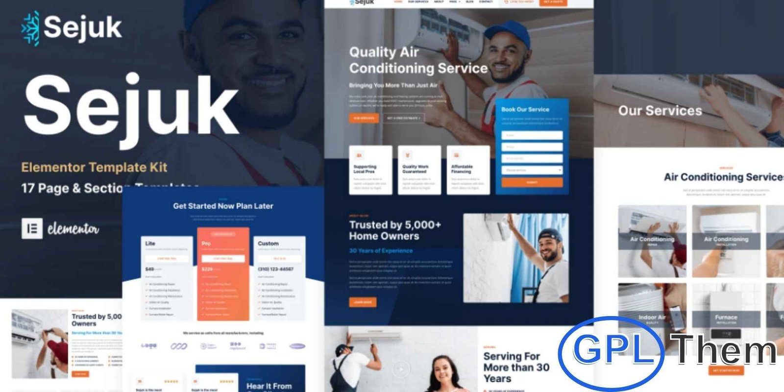 Sejuk – Air Conditioner & HVAC Repair Service Elementor Pro Template Kit Sejuk – Air Conditioner & HVAC Repair Service Elementor Pro Template Kit Sejuk is a professionally designed Elementor Pro Template Kit tailored for air conditioning, heating, cooling, and HVAC repair service businesses. With its clean and modern layout, this kit makes it easy to build a high-quality website that showcases your repair services, maintenance solutions, and technical expertise.