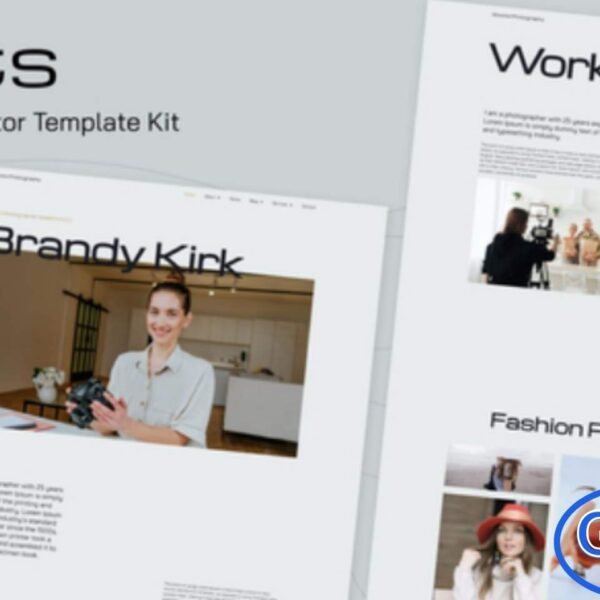 Shoots – Photography Elementor Template Kit Shoots is a beautifully designed Elementor Template Kit tailored for photographers, visual artists, and creative professionals who want to showcase their work with style and sophistication. Featuring modern, clean layouts and fully customizable elements, Shoots allows you to create a professional photography website quickly and effortlessly.