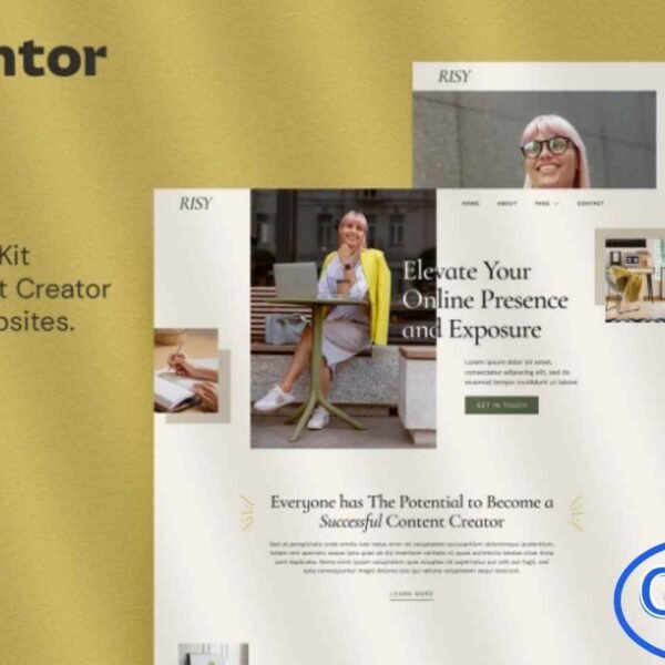 Risy – Content Creator Coach & Mentor Elementor Template Kit Risy is a sleek and modern Elementor Template Kit crafted for content creator coaches, digital mentors, speakers, and online educators looking to build a high-impact professional website. Designed with clean aesthetics and user-friendly layouts, Risy helps you showcase coaching programs, workshops, personal branding, and digital growth services with ease.