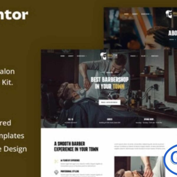 Rhazor – Barbershop & Hair Salon Elementor Template Kit Rhazor is a modern and stylish Elementor Template Kit designed to help barbershops and hair salons build a professional and engaging online presence in WordPress. Packed with 20+ expertly crafted templates, Rhazor provides everything you need to showcase grooming services, highlight your stylists, display pricing, and connect seamlessly with clients.