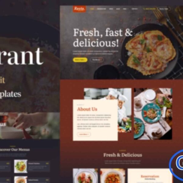 Resto – Restaurant, Catering & Café Elementor Pro Template Kit Resto is a professionally designed Elementor Pro Template Kit crafted to help restaurants, cafés, catering services, bistros, burger joints, fast-food outlets, and all food & beverage businesses establish a strong online presence. With its modern, clean, and highly responsive layouts, Resto allows you to showcase menus, highlight signature dishes, promote special offers, and create a seamless reservation experience.