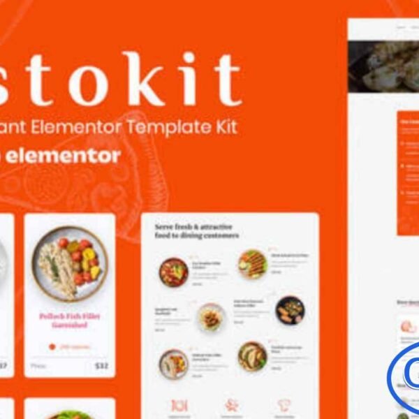 Restokit – Food & Restaurant Elementor Template Kit Restokit is a premium Elementor Template Kit designed for modern restaurants, bars, bakeries, burger joints, and culinary professionals. With its clean and contemporary design, Restokit allows you to showcase menus, services, events, and promotions effectively.