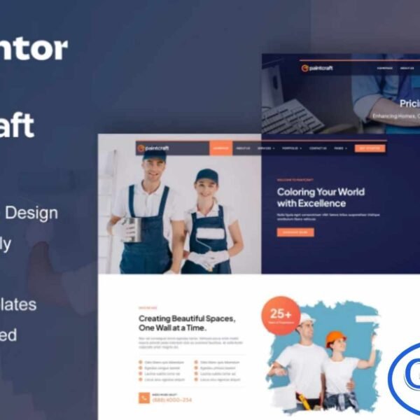 PaintCraft – Painting & Wallpapering Service Elementor Template Kit PaintCraft is a professional Elementor Template Kit designed for Painting and Wallpapering Service websites. With its modern, clean, and visually appealing layout, it’s perfect for businesses offering home painting, interior painting, exterior painting, furniture painting, and wallpapering services.