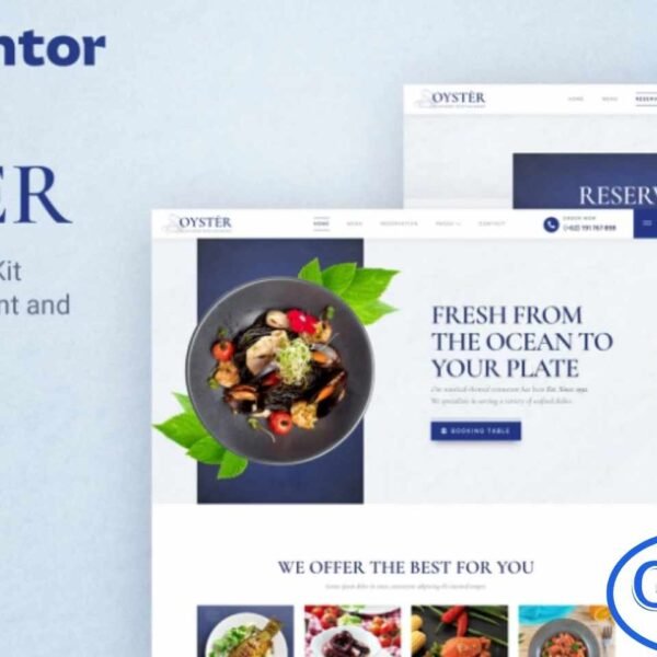Oyster – Seafood Restaurant & Café Elementor Template Kit Oyster is a stylish and modern Elementor Template Kit designed to help you build a stunning website for seafood restaurants, fine-dining establishments, Asian cuisine, sushi bars, and café businesses. Crafted with a clean, elegant layout and visually rich design, this template kit enhances your brand’s online presence with high-quality imagery and intuitive navigation.