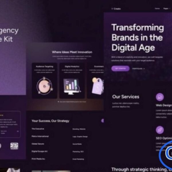 Creato – Digital Marketing Agency Elementor Template Kit Creato is a modern and dynamic Elementor Template Kit designed to help you build a professional Digital Marketing Agency website with ease. Powered by the Elementor Page Builder, this kit is perfect for digital agencies, marketing firms, creative studios, developers, and digital portfolios.