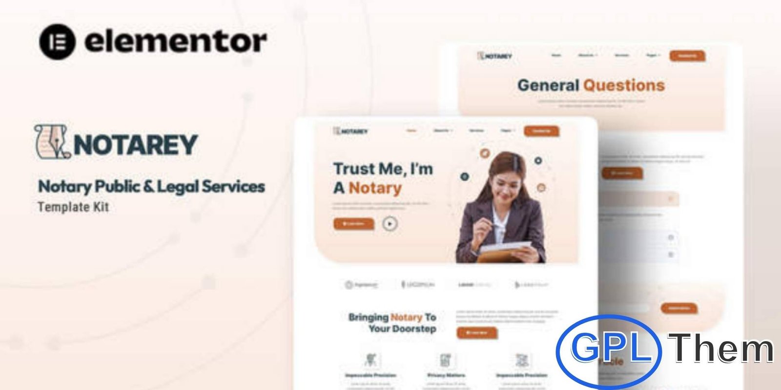 Notarey – Notary Public & Legal Services Elementor Template Kit Notarey – Notary Public & Legal Services Elementor Template Kit Notarey is a professionally designed Elementor Template Kit crafted for Notary Public, Legal Services, and any business offering notarial or documentation services. Built using free Elementor elements, this kit makes website creation effortless—no coding required.