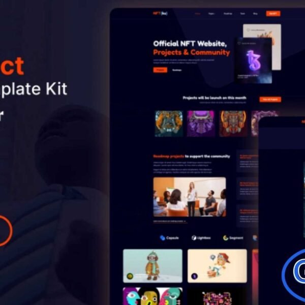 NFTku – NFT Project Elementor Template Kit NFTku is a modern and professionally designed NFT Project Elementor Template Kit crafted for creators, communities, and businesses in the digital asset space. With its clean, responsive, and fully customizable layout, this kit makes it effortless to build an engaging online presence for NFT showcases, official collections, creator profiles, and community-driven platforms.