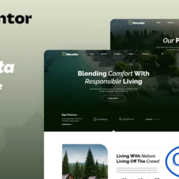 Nacotta – Nature Cottage Elementor Template Kit Nacotta is a modern and versatile Elementor Template Kit designed for nature cottages, glamping sites, camping, adventure retreats, and outdoor accommodation websites. With a clean and engaging design, this kit makes it easy to showcase cottages, activities, pricing, and guest experiences.