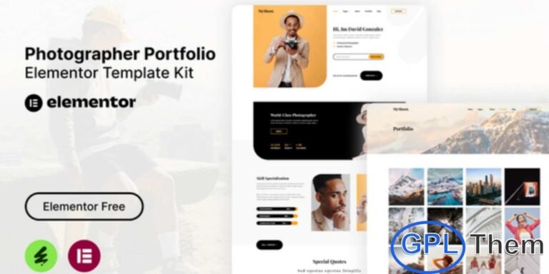 MyShoot – Photographer Portfolio Elementor Template Kit MyShoot is a professionally designed Elementor Template Kit tailored for photographers, photo studios, freelancers, content creators, influencers, and other creative professionals. With a clean, modern, and fully responsive design, MyShoot ensures your portfolio looks stunning on all devices.