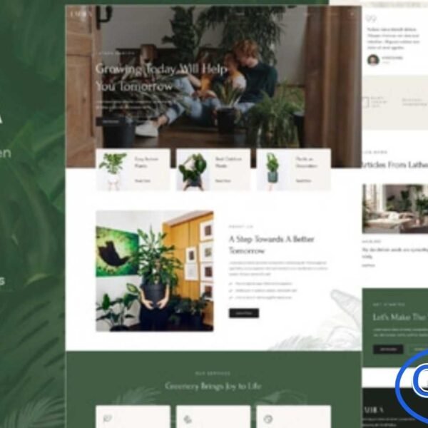 Lathea – Houseplants & Indoor Garden Elementor Template Kit Lathea is a beautifully crafted Houseplants & Indoor Garden Elementor Template Kit designed for plant shops, indoor garden stores, landscaping services, nurseries, gardening experts, and businesses looking to present their services professionally. Its modern, clean, and nature-inspired design helps you create a fresh and visually appealing online presence with ease.