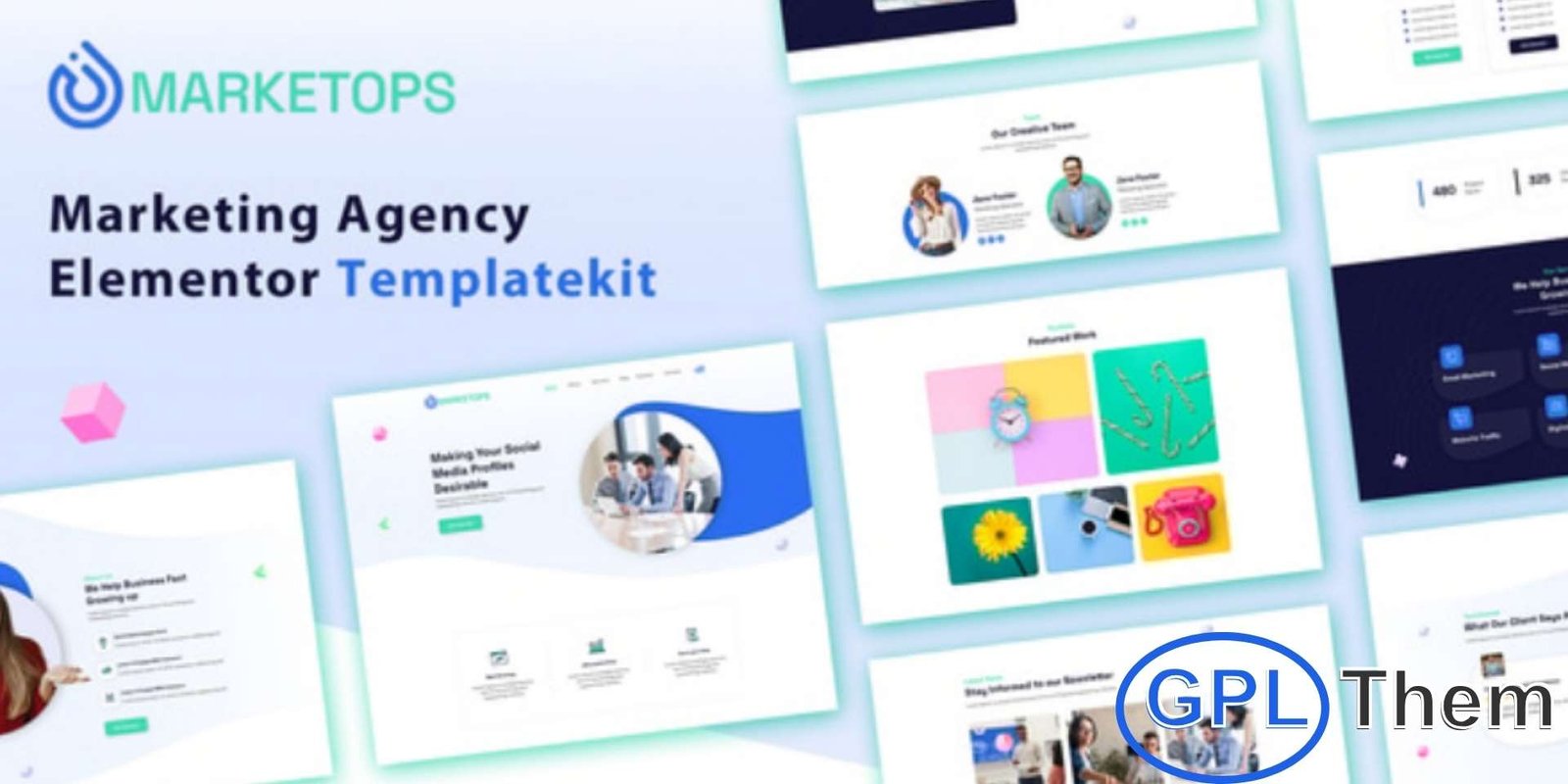 MARKETOPS – Marketing Elementor Template Kit Marketops – Marketing Elementor Template Kit Marketops is a modern and professional Elementor Template Kit designed for digital marketing agencies, advertising firms, and online promotion services. With its well-structured, memorable, and visually engaging layouts, this kit helps you launch your website quickly and connect effectively with clients and potential customers.