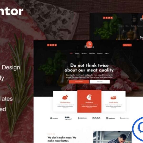 Meatlicious – Meat Shop & Butcher Elementor Template Kit Meatlicious is a modern and professional Elementor Template Kit designed specifically for meat shops, butchers, and fresh food businesses. Featuring 12+ pre-built templates with a clean and stylish design, this kit helps you showcase your products, services, and special offers effectively.