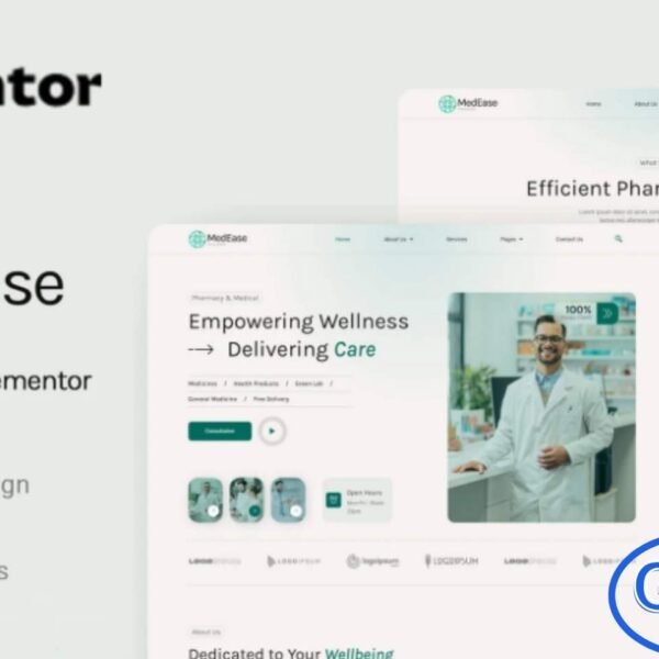 MedEase – Pharmacy & Medical Elementor Template Kit MedEase is a clean and professional Elementor Template Kit crafted for pharmacies, medical stores, healthcare providers, and businesses offering medication management or medical solutions. Designed to help you build a strong and credible online presence, MedEase features modern layouts that highlight services, pricing, case studies, and healthcare resources in a user-friendly way.