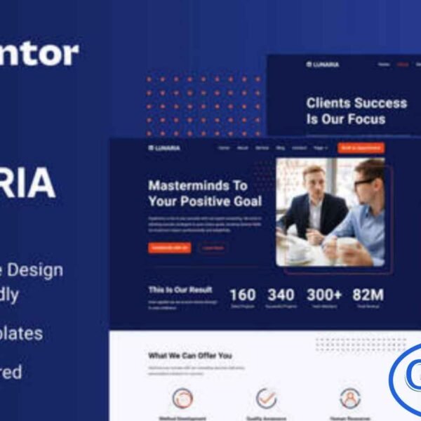 Lunaria – Multipurpose Business Elementor Template Kit Lunaria is a versatile Elementor Template Kit designed for consulting firms and professional service providers who want to showcase their expertise with a modern, high-impact online presence. Perfect for strategic advisors, business consultants, and corporate solution providers, Lunaria makes it easy to display your services, insights, and achievements in a clean and professional layout.