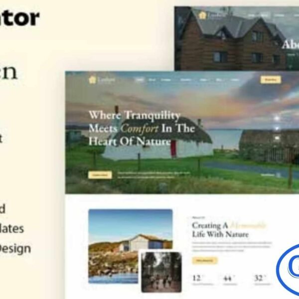 Lushen – Nature Cottage Elementor Template Kit Lushen is a beautifully designed Elementor Template Kit tailored for nature cottages, cabins, homestays, and vacation retreats. Crafted with a calm and refreshing aesthetic, it perfectly reflects the serene charm of natural getaways, helping property owners present their accommodations with elegance.
