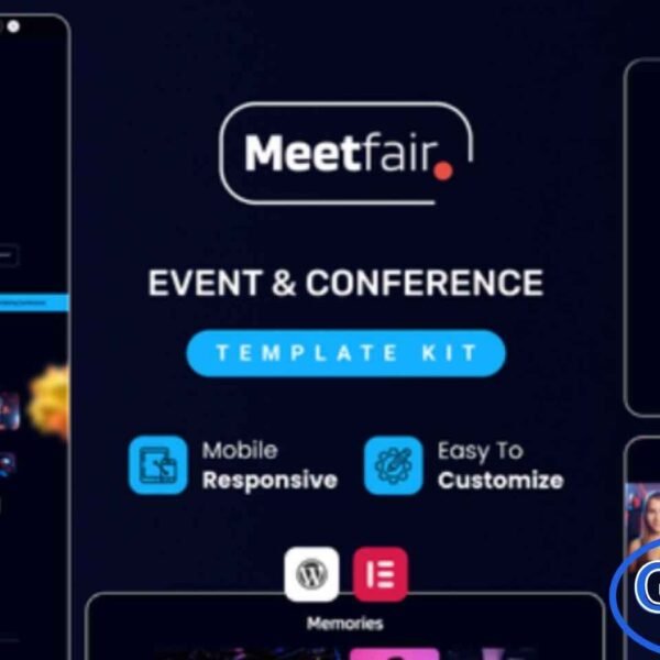Meetfair – Event & Conference Elementor Template Kit Meetfair is a stylish and modern Elementor Template Kit crafted for events, conferences, seminars, festivals, and professional gatherings. With its clean, responsive layout, Meetfair makes it effortless to present event details, highlight keynote speakers, display schedules, and promote ticket options.
