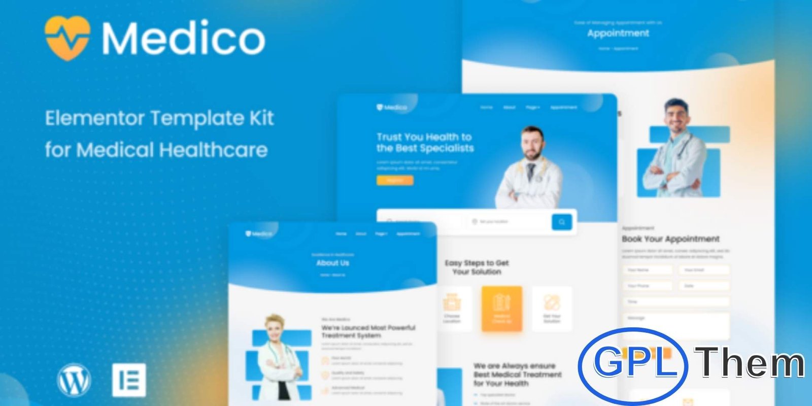Medico – Medical & Healthcare Elementor Template Kit Medico – Medical & Healthcare Elementor Template Kit Medico is a professionally designed Elementor Template Kit built to enhance the digital presence of medical and healthcare businesses. Whether you’re creating a medical practice website, healthcare clinic portal, telemedicine platform, or a health and wellness blog, Medico provides a clean, modern, and fully responsive layout that makes website creation effortless.