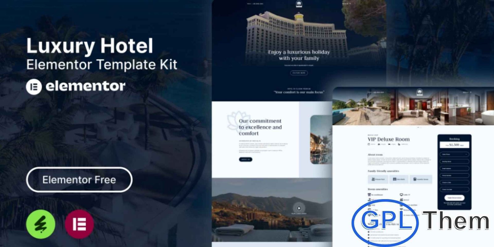 Lotuz – Luxury Hotel Elementor Template Kit Lotuz – Luxury Hotel Elementor Template Kit Lotuz is a premium Elementor Template Kit designed specifically for luxury hotels, resorts, boutique stays, travel businesses, and tour service providers. Featuring a refined and elegant aesthetic, Lotuz helps you create a high-end online presence that showcases your rooms, amenities, dining options, and hospitality services.