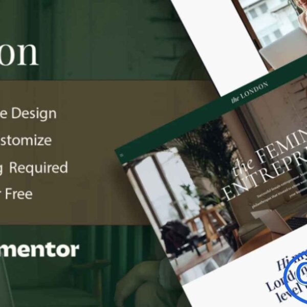 London – Feminine Business Coach Elementor Template Kit London is a beautifully designed Elementor Template Kit tailored for feminine business coaching, consulting, and personal branding websites. Featuring a clean, elegant, and modern layout, this kit helps female coaches, mentors, and consultants build a professional digital presence with ease.