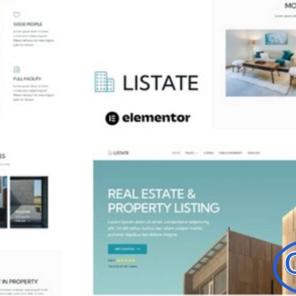 Listate – Real Estate & Property Listing Elementor Template Kit Listate is a modern and professionally designed Elementor Template Kit crafted for creating Real Estate and Property Listing websites with ease. Perfect for real estate agencies, property agents, house builders, home construction companies, and architecture showcases, this kit delivers a clean and dynamic layout that enhances your online presence.